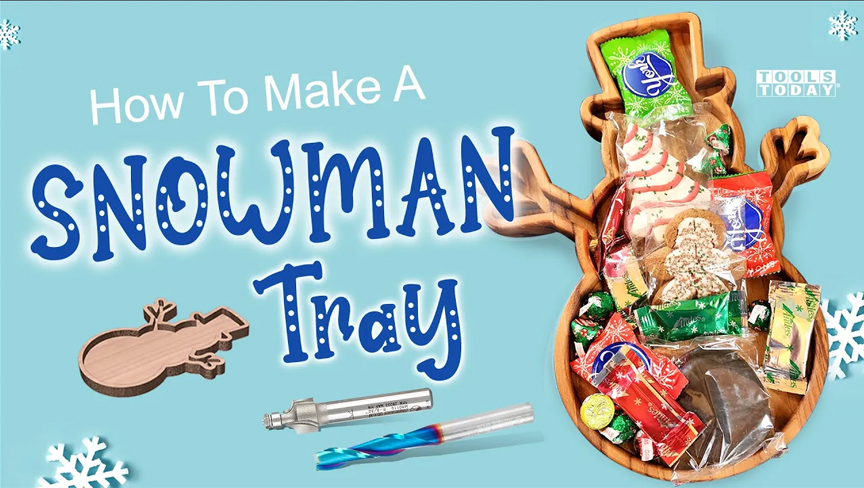 How to Make a Snowman Catchall Tray on the CNC